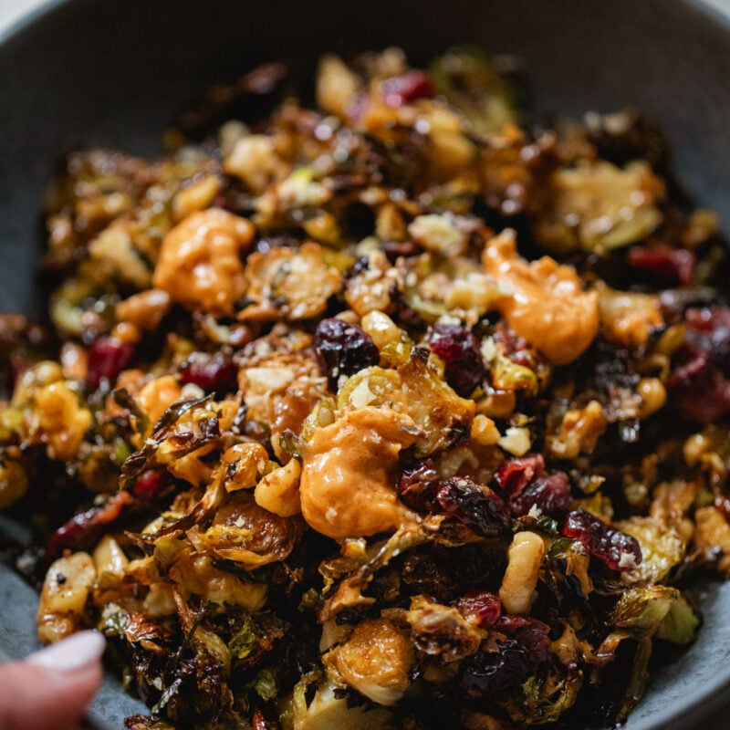 A picture of Brussels Sprouts with Gochujang Butter