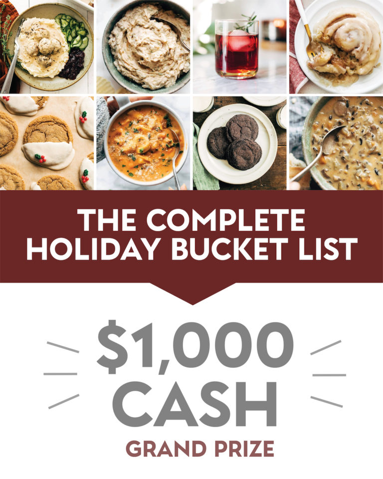 Announcing the Holiday Bucket List Pinch of Yum