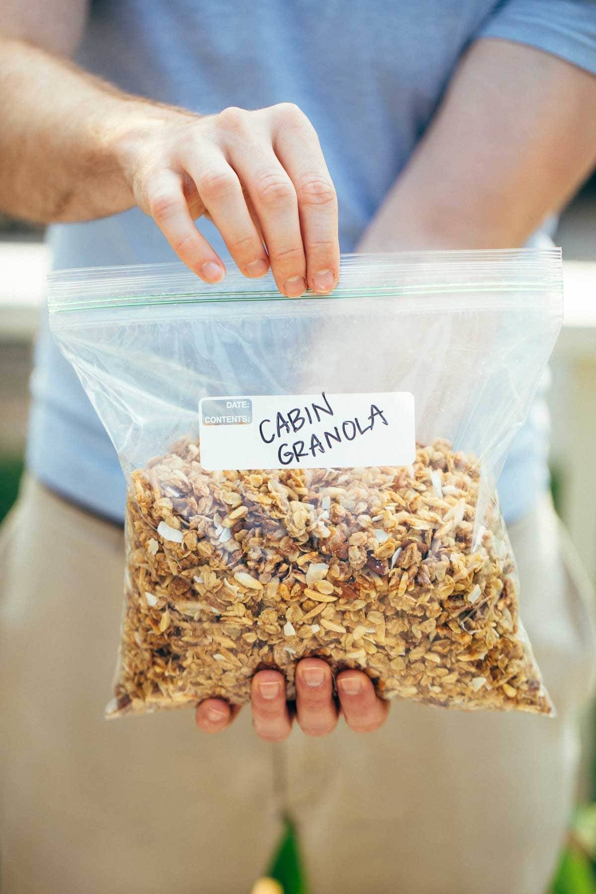 Perfect granola for taking along on summer vacation for easy, real food breakfasts! Made in 30 minutes. Simple and SO good! | pinchofyum.com