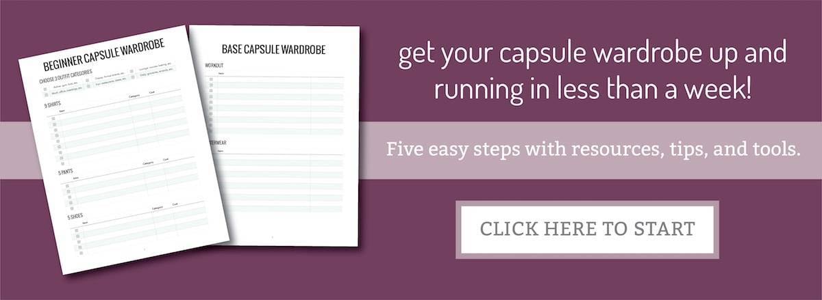 How To Start A Capsule Wardrobe: A Guide for Beginners - Pinch of Yum