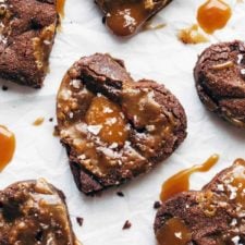 Salted Caramel Brownies-image