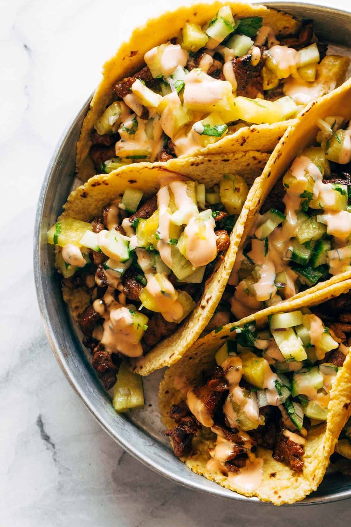 Street Tacos with Slow Cooker Carnitas - Slow Cooker Gourmet