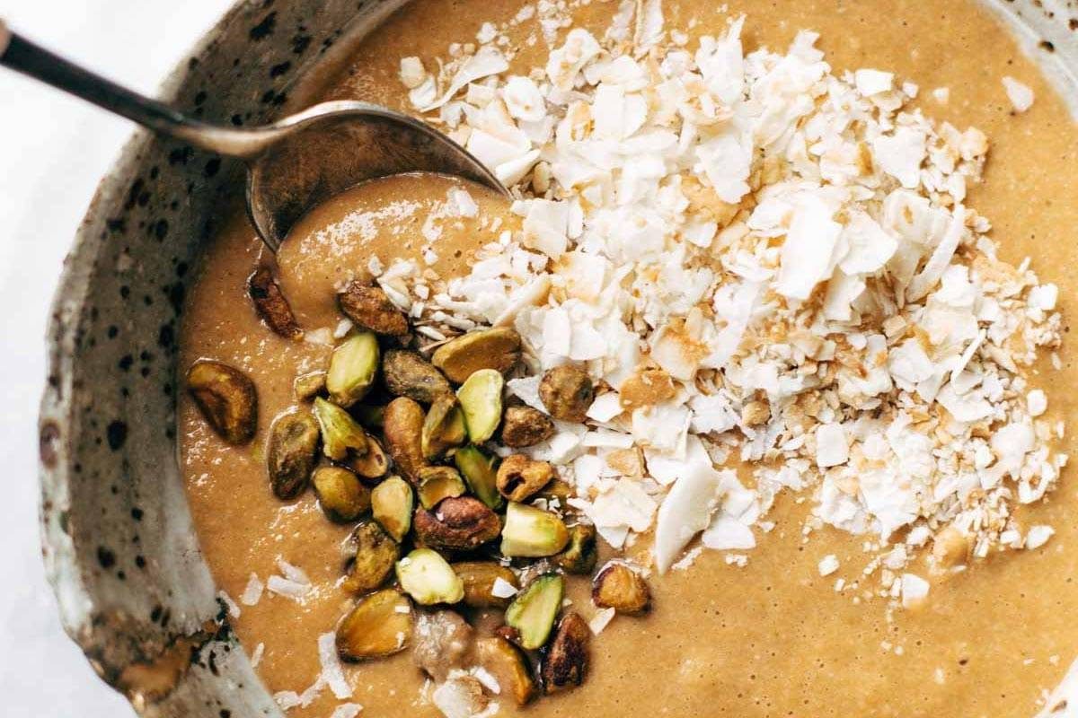 Carrot Cake Smoothie Bowl.