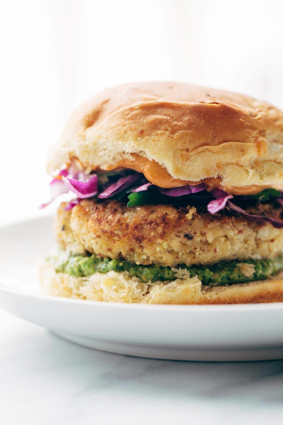 Spicy Cauliflower Burgers Recipe Pinch of Yum