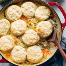 Chicken Pot Pie with Biscuits-image