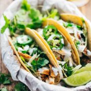 20 Minute Ancho Chicken Tacos