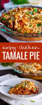 Chicken Tamale Pie Recipe - Pinch of Yum