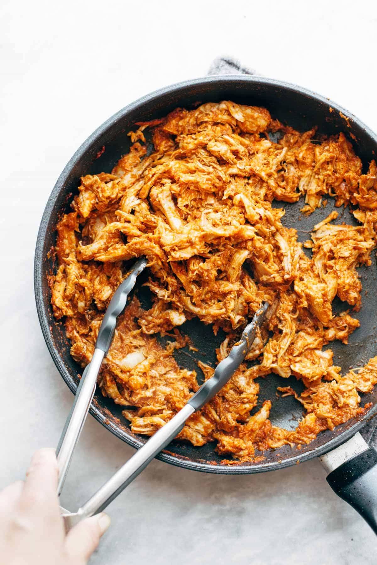 The Best Chicken Tinga Tacos Recipe - Pinch of Yum