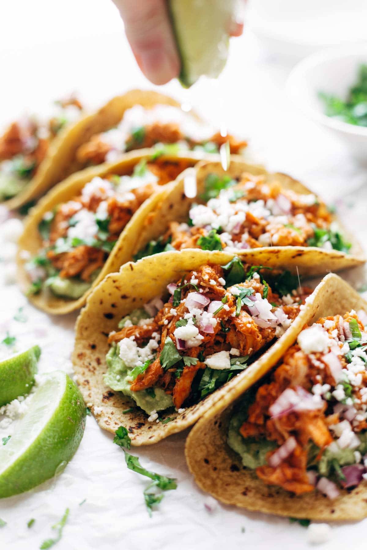 the best chicken tinga tacos - Health & Food