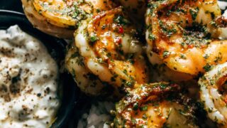 Jumbo Shrimp with Chimichurri – A Couple Cooks