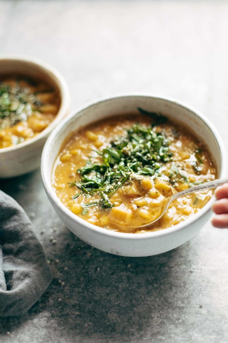 Summery Chipotle Corn Chowder Recipe Pinch of Yum