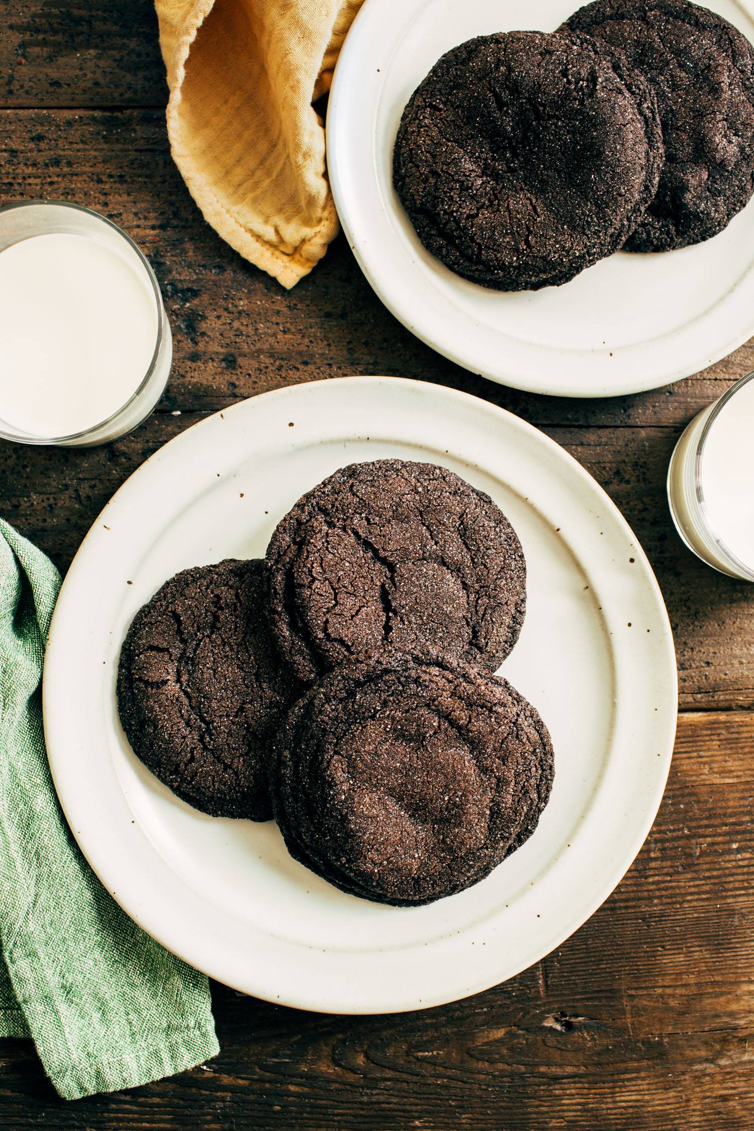 Chocolate Sugar Cookies - Completely Delicious