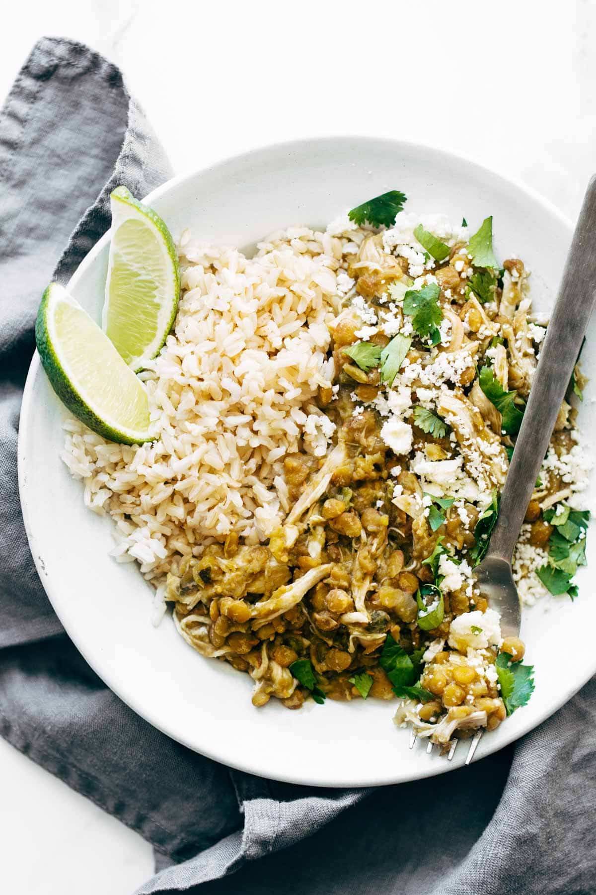 Chili Lime Chicken and Rice Meal Prep Bowls