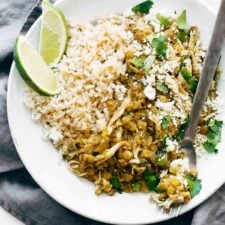 Cilantro Lime Chicken and Lentil Rice Bowls-image