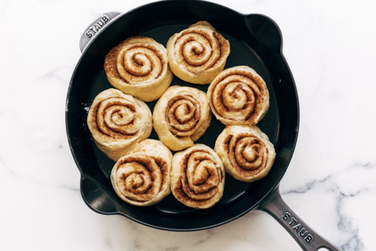 House Favorite Cinnamon Rolls with Cream Cheese Frosting Recipe - Pinch ...