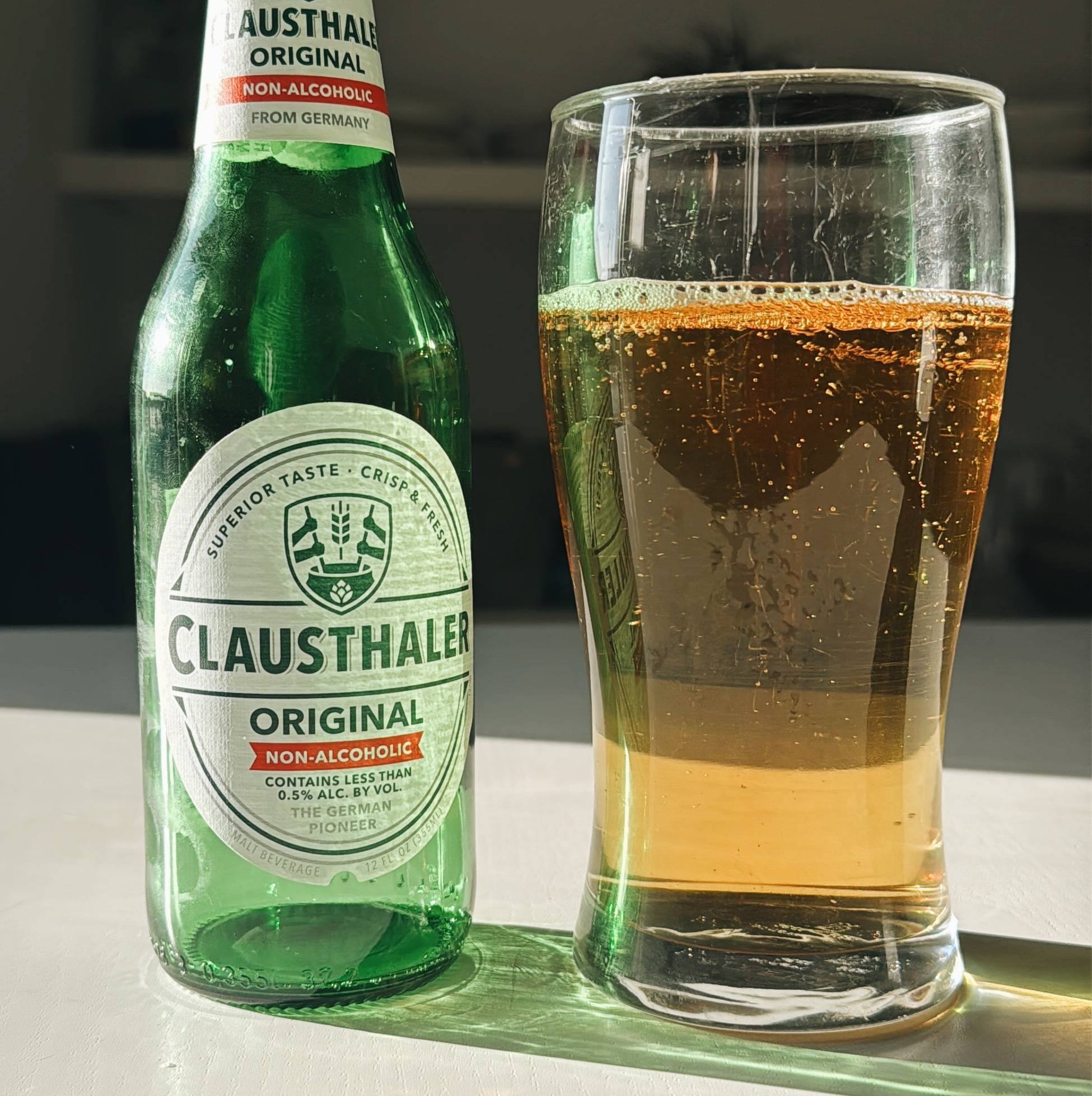 Clausthaler original NA beer.