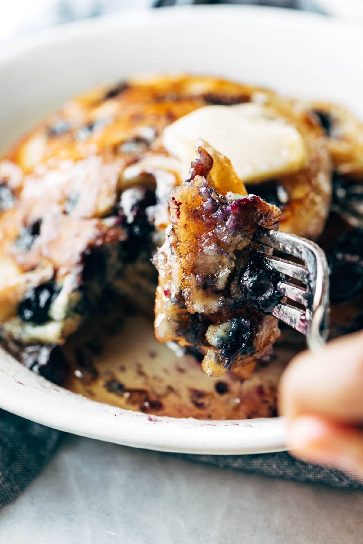 The Best Blueberry Pancakes From Scratch (Easy No-Fail Method)