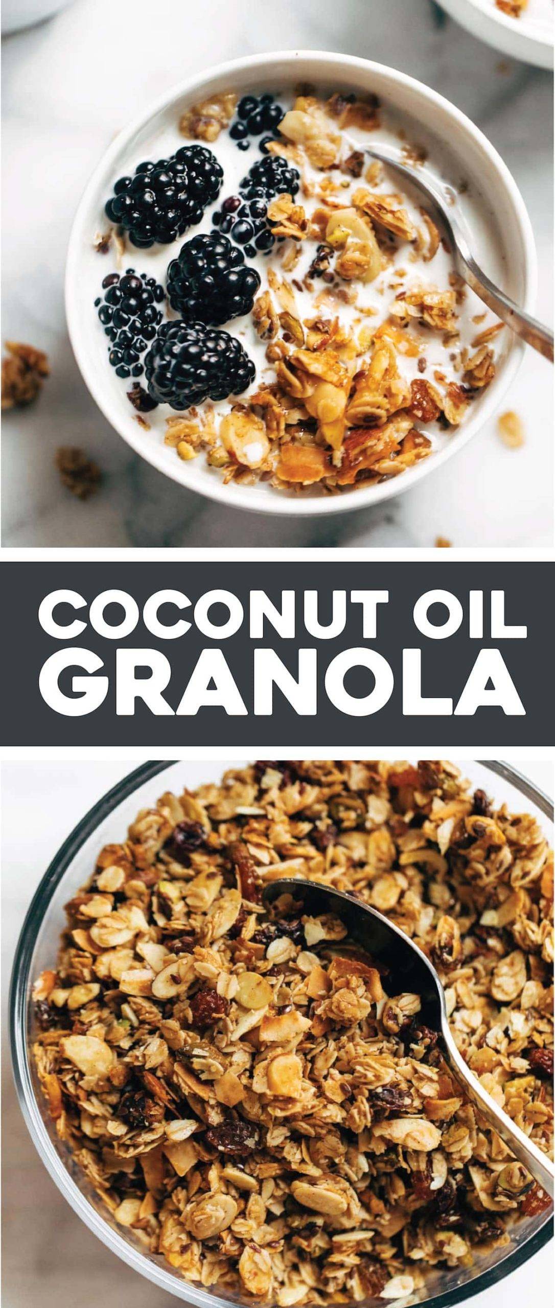 Coconut Oil Granola Remix Recipe Pinch of Yum