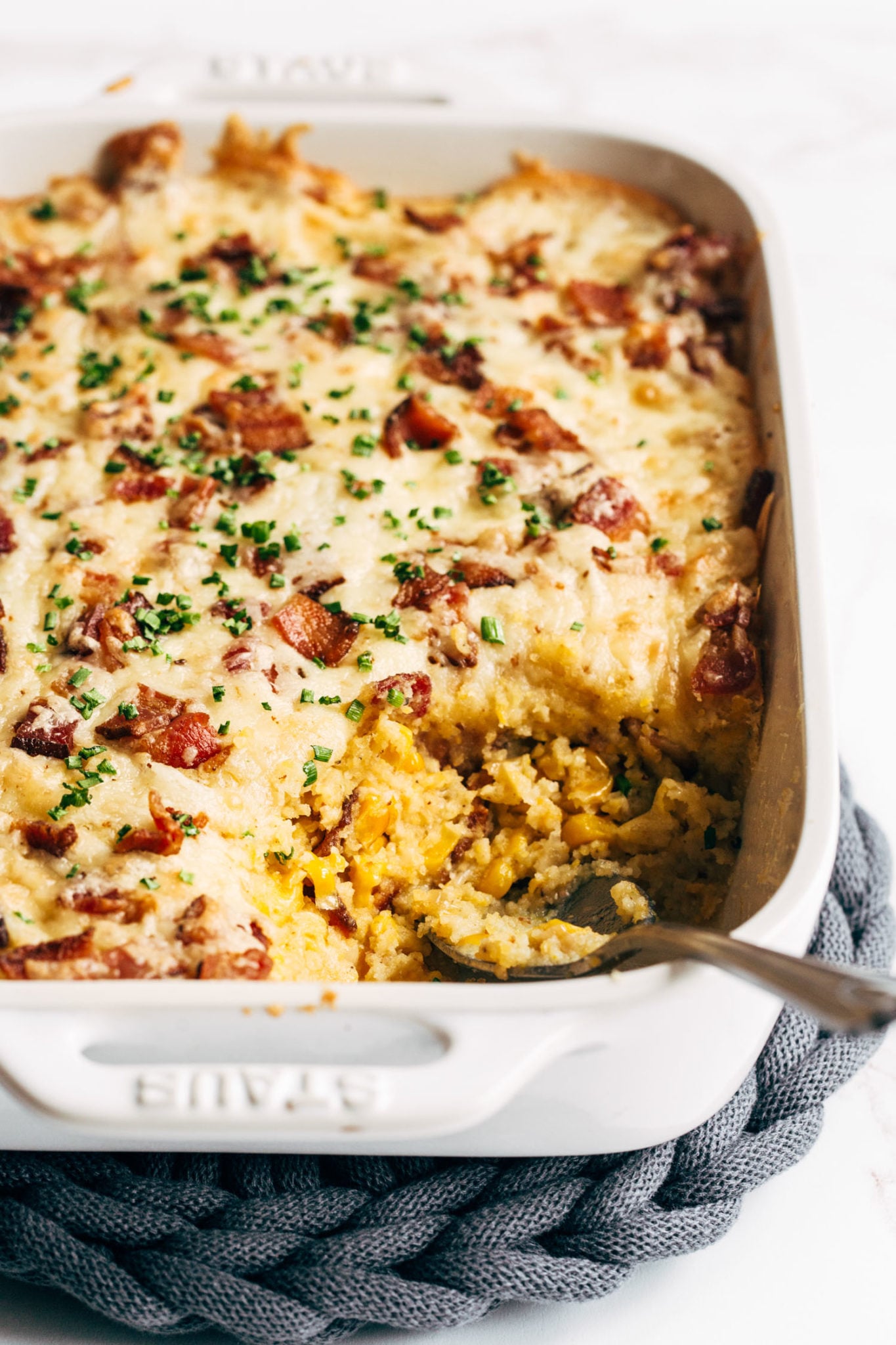 Everybody's Favorite Corn Casserole Recipe Pinch of Yum