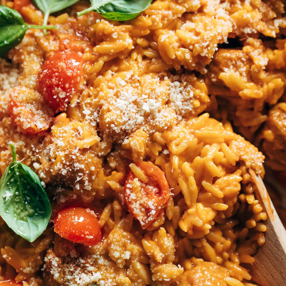 creamy-baked-orzo-with-meatballs-recipe-pinch-of-yum