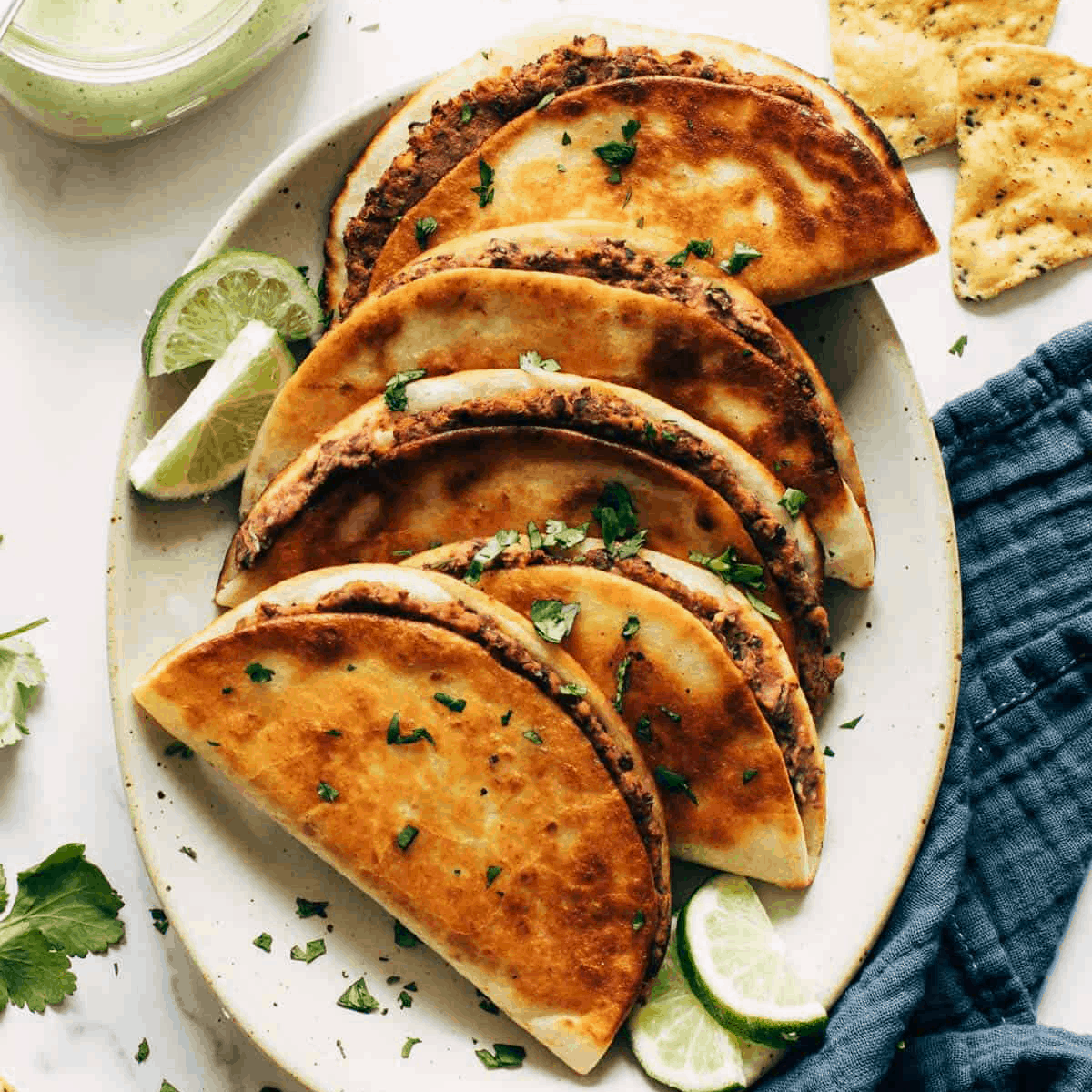 Crispy Black Bean Tacos With Cilantro Lime Sauce The Zimbabwean Foodie