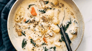 Crockpot Chicken Gnocchi Soup Recipe - Pinch of Yum
