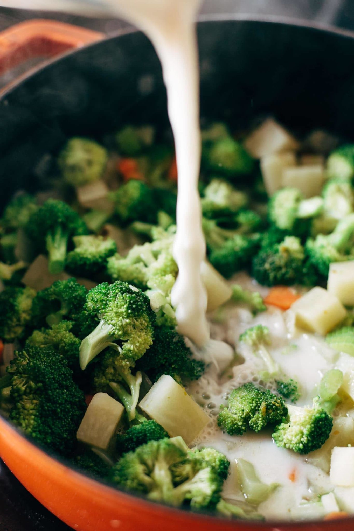 The Best Vegan Broccoli Cheese Soup Recipe Pinch Of Yum   Detox Broccoli Cheese Soup 1 1365x2048 