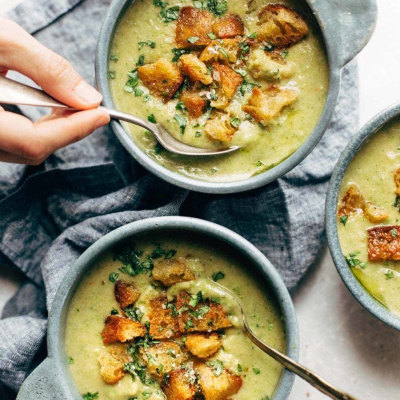 A picture of The Best Vegan Broccoli Cheese Soup