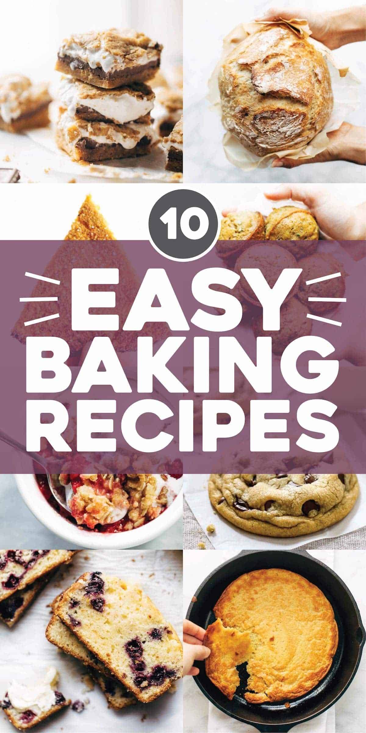 10 Easy Baking Recipes Pinch of Yum