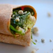 A picture of Edamame Hummus Wrap