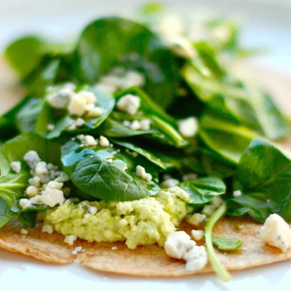 Edamame Hummus Wrap Recipe Pinch of Yum