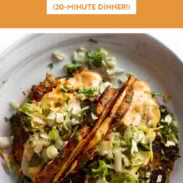 Egg roll tacos pin.