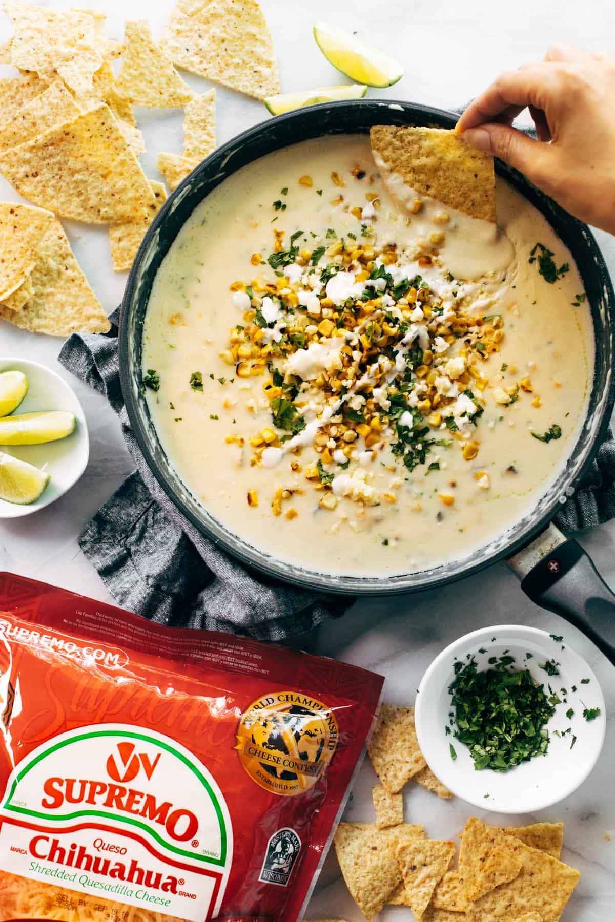 Elote Queso Recipe - Pinch of Yum