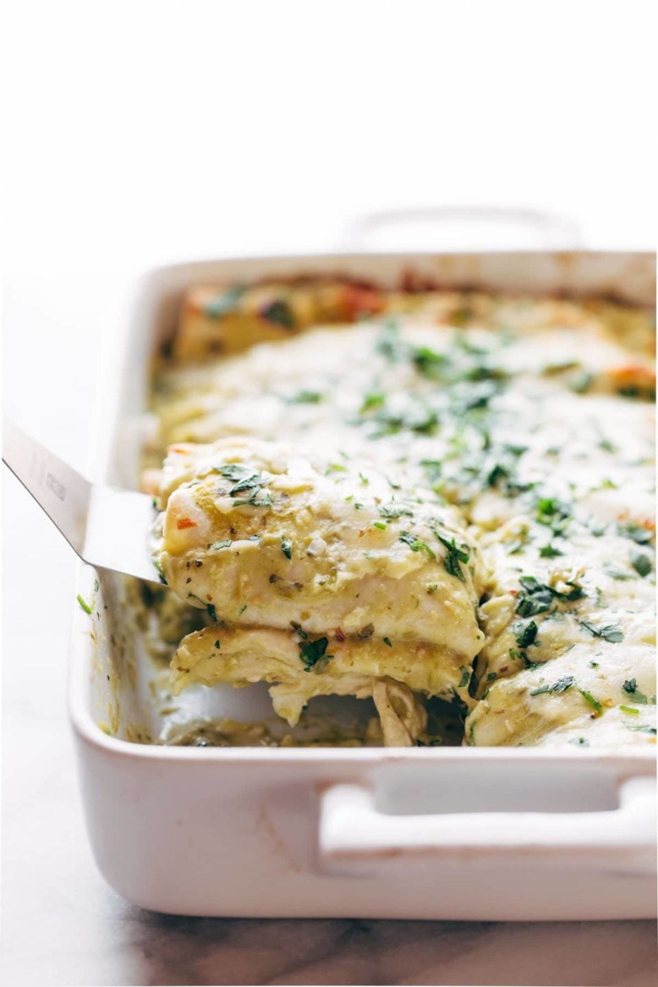 Simple Enchiladas Verdes Recipe Pinch of Yum