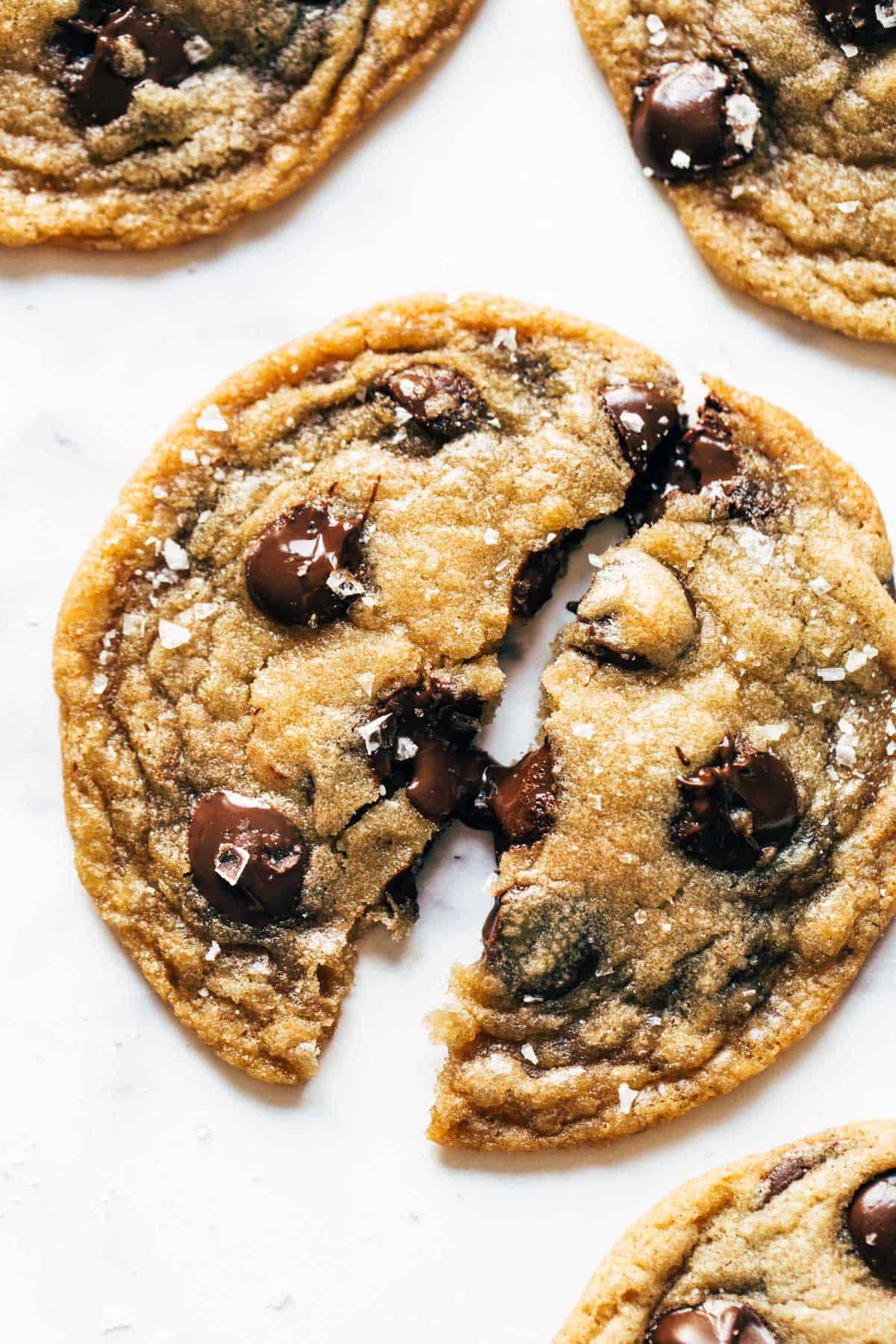 The Best Soft Chocolate Chip Cookies Recipe - Pinch of Yum