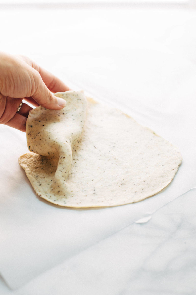 Easy Homemade Flatbread Crackers Recipe Pinch of Yum