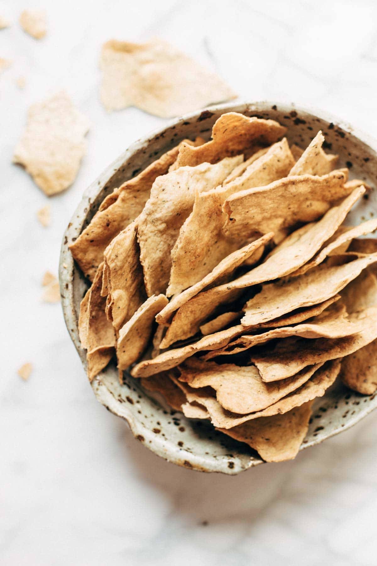 Easy Homemade Flatbread Crackers Recipe - Pinch of Yum