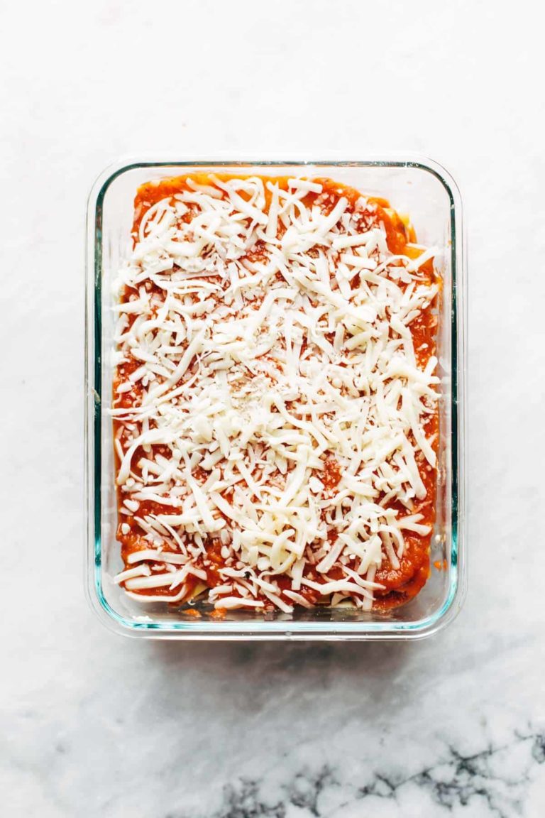 Freezer Meal Lasagna Florentine Recipe Pinch of Yum