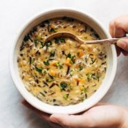 Freezer Meal Wild Rice Soup Recipe - Pinch of Yum