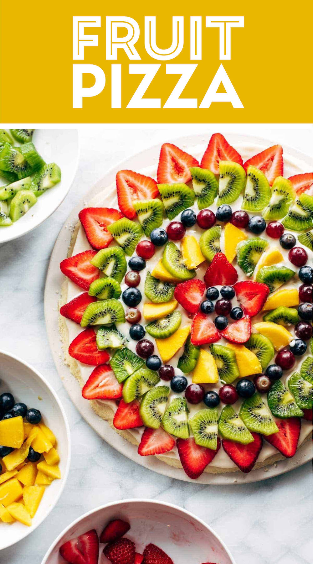 Fruit Pizza Recipe Pinch Of Yum 8617