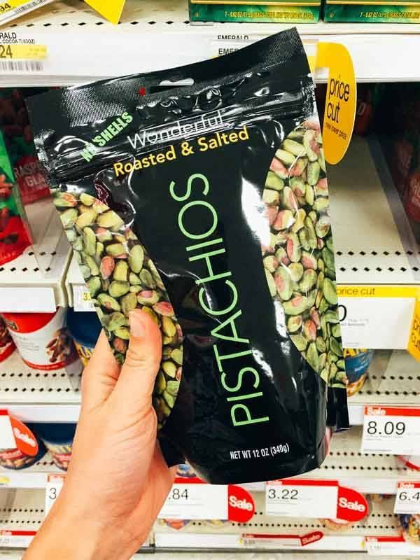 Grocery Shopping at Target - Pistachios.