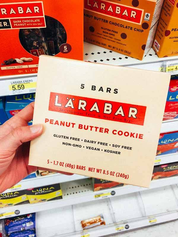 Grocery Shopping at Target - Lara Bars.