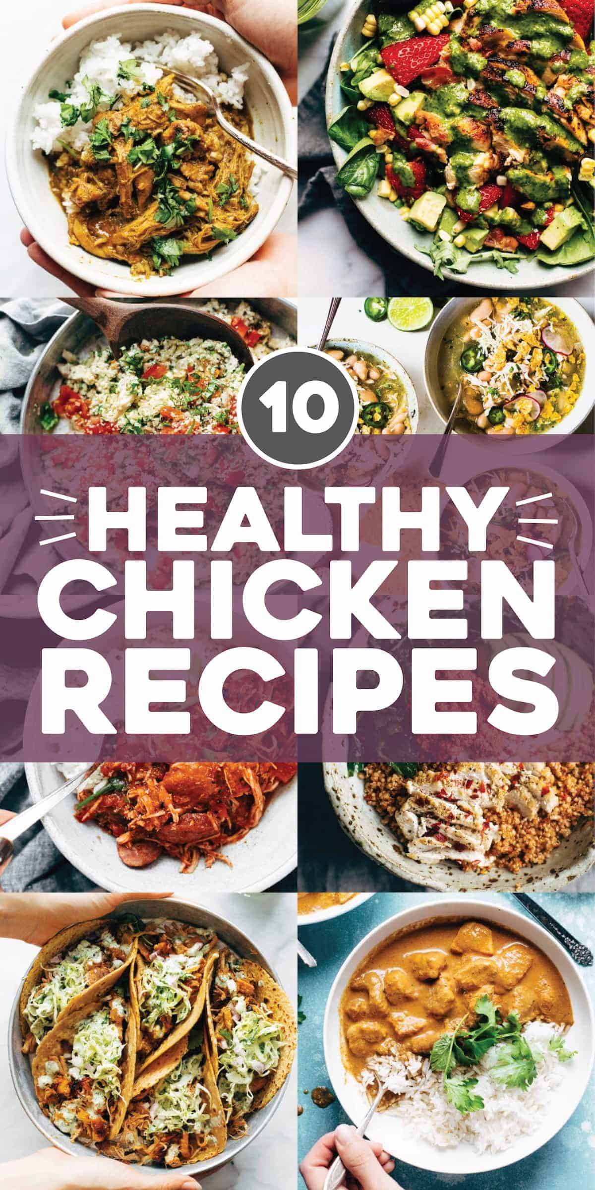 Our Best Heathy Chicken Recipes - Pinch of Yum