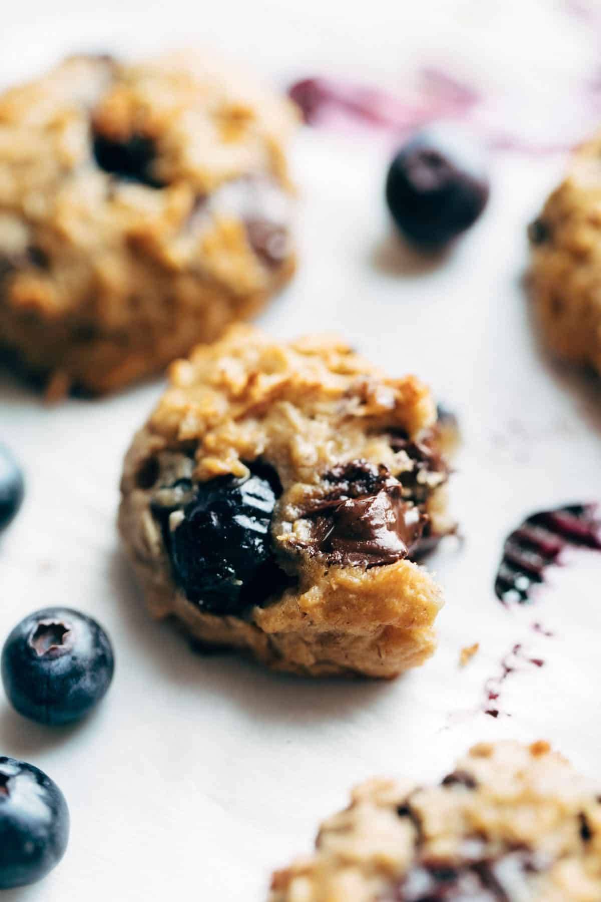 Breakfast Cookies with blueberries.
