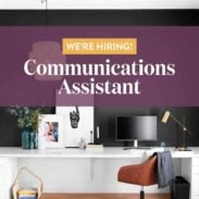 Image advertising hiring a communications assistant.