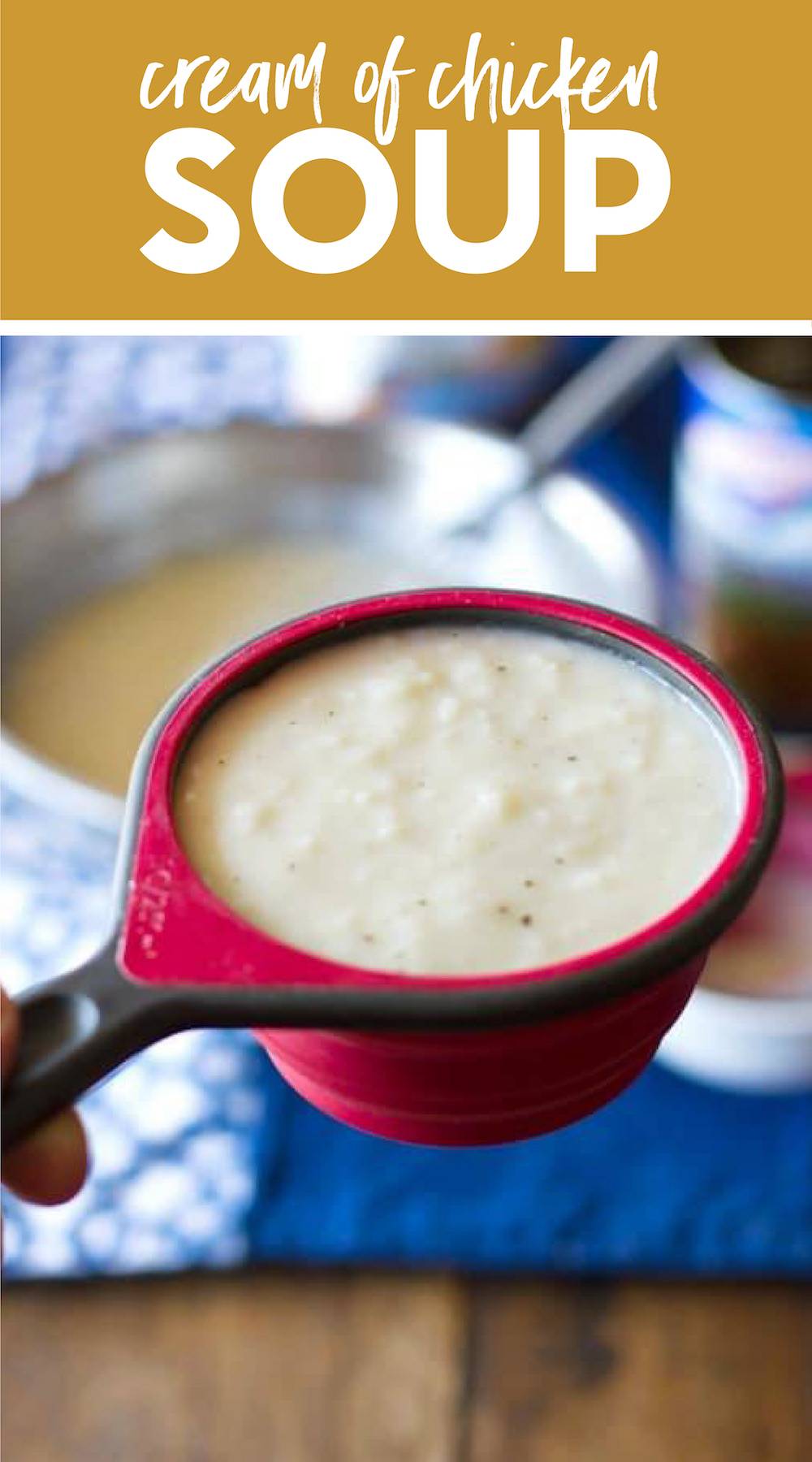 Homemade Cream of Chicken Soup Recipe - Pinch of Yum
