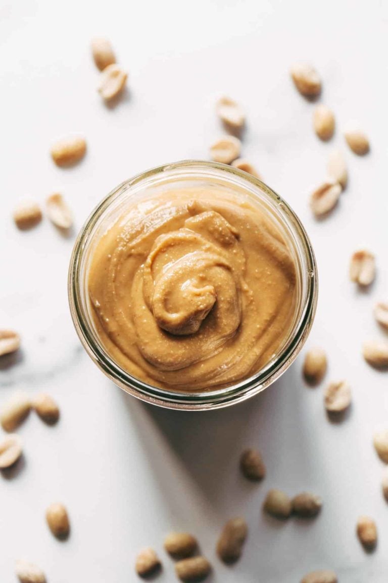 The Best Easy Homemade Peanut Butter Recipe - Pinch Of Yum