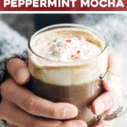 Cozy Homemade Peppermint Mocha Recipe Pinch Of Yum - can i have a peppermint roblox id