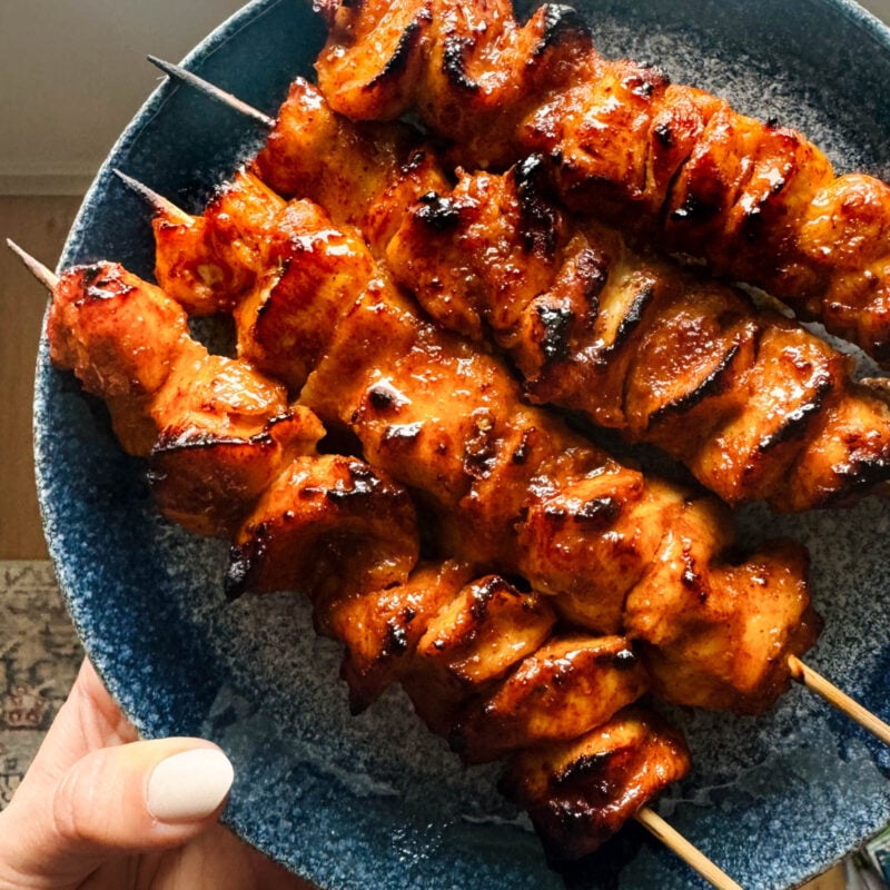 A picture of Honey Chipotle Chicken Skewers