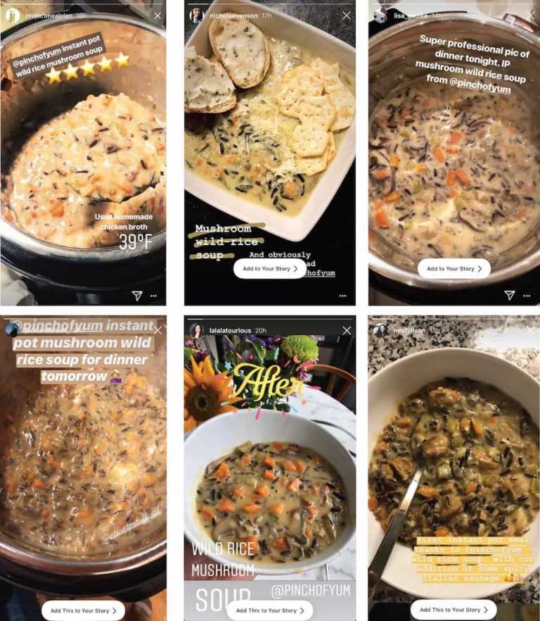 Instant Pot Wild Rice Soup Recipe Pinch of Yum